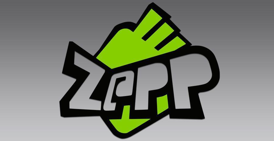 Het logo van Zapp